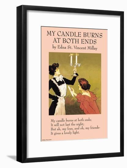 My Candle Burn at Both Ends-null-Framed Art Print