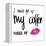 My Coffee Needs Me with Pink Lips-Sd Graphics Studio-Framed Stretched Canvas