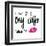 My Coffee Needs Me with Pink Lips-Sd Graphics Studio-Framed Art Print