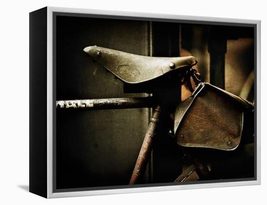 My Dad's Old Bike-Doug Chinnery-Framed Premier Image Canvas