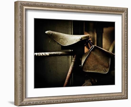 My Dad's Old Bike-Doug Chinnery-Framed Photographic Print