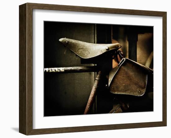 My Dad's Old Bike-Doug Chinnery-Framed Photographic Print