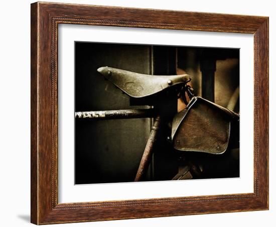 My Dad's Old Bike-Doug Chinnery-Framed Photographic Print