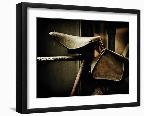 My Dad's Old Bike-Doug Chinnery-Framed Photographic Print