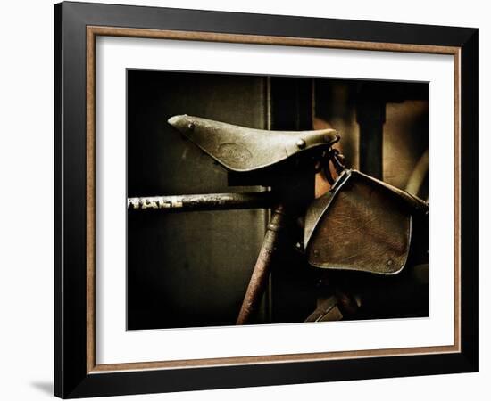 My Dad's Old Bike-Doug Chinnery-Framed Photographic Print