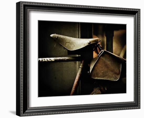 My Dad's Old Bike-Doug Chinnery-Framed Photographic Print