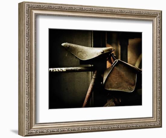 My Dad's Old Bike-Doug Chinnery-Framed Photographic Print