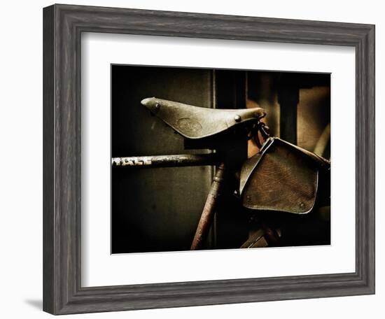 My Dad's Old Bike-Doug Chinnery-Framed Photographic Print