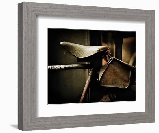 My Dad's Old Bike-Doug Chinnery-Framed Photographic Print