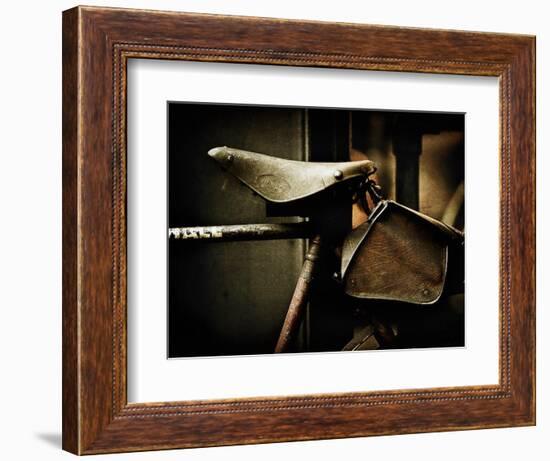 My Dad's Old Bike-Doug Chinnery-Framed Photographic Print