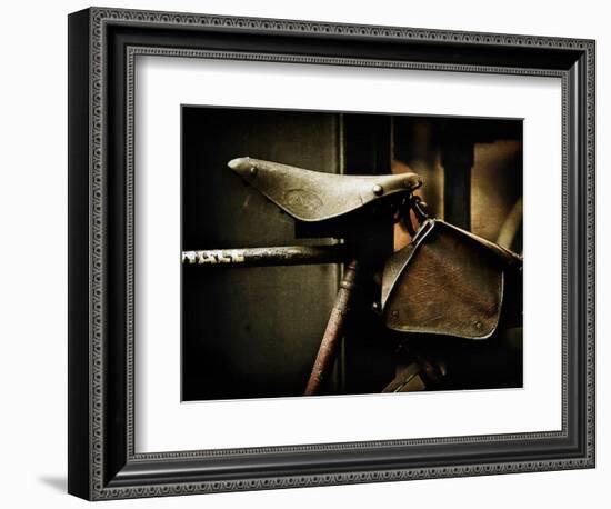 My Dad's Old Bike-Doug Chinnery-Framed Photographic Print