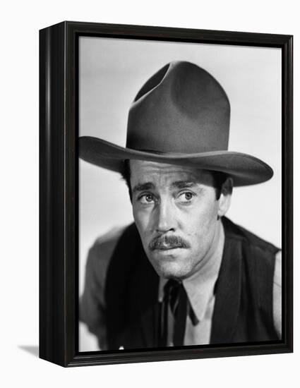 MY DARLING CLEMENTINE, 1946 directed by JOHN FORD Henry Fonda (b/w photo)-null-Framed Stretched Canvas