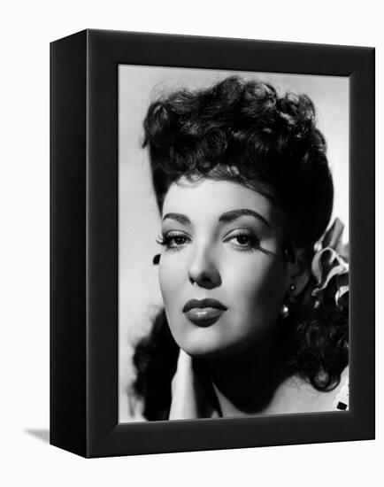 MY DARLING CLEMENTINE, 1946 directed by JOHN FORD Linda Darnell (b/w photo)-null-Framed Stretched Canvas