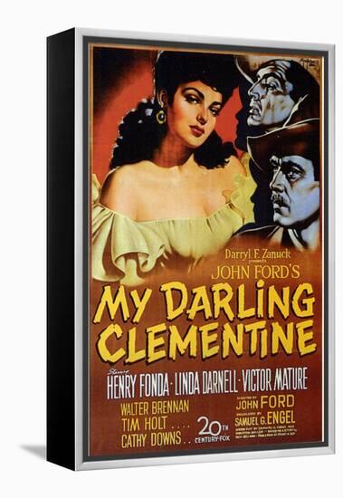 My Darling Clementine, 1946-null-Framed Stretched Canvas