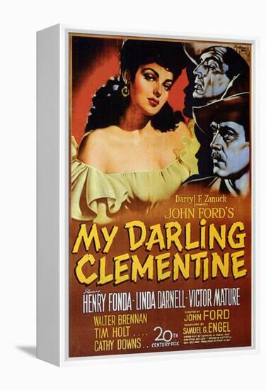 My Darling Clementine, 1946-null-Framed Stretched Canvas