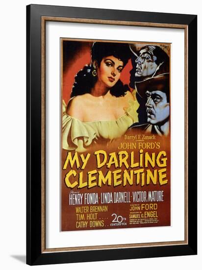 My Darling Clementine, 1946-null-Framed Art Print