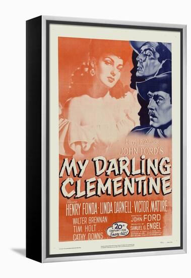 My Darling Clementine, 1946-null-Framed Stretched Canvas