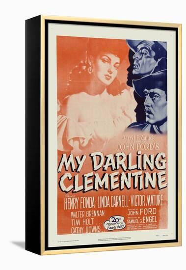 My Darling Clementine, 1946-null-Framed Stretched Canvas