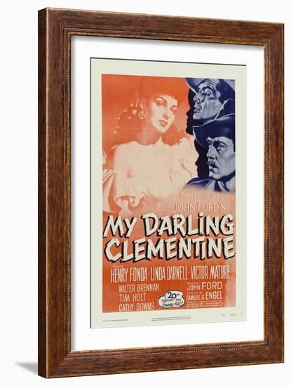 My Darling Clementine, 1946-null-Framed Art Print