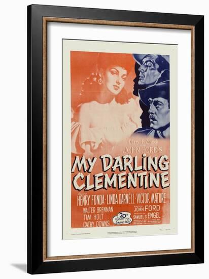 My Darling Clementine, 1946-null-Framed Art Print