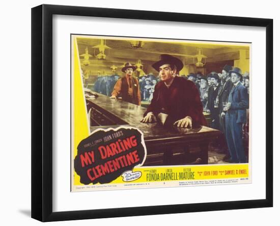 My Darling Clementine, 1946-null-Framed Art Print