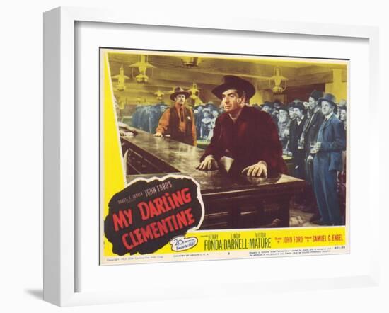 My Darling Clementine, 1946-null-Framed Art Print