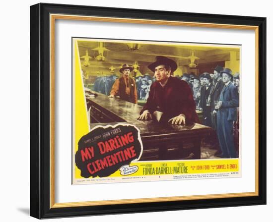 My Darling Clementine, 1946-null-Framed Art Print