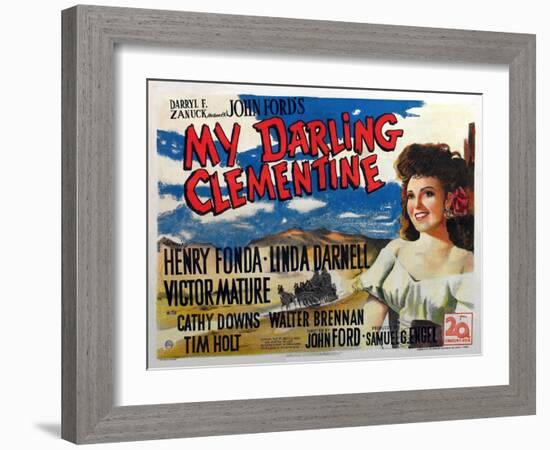 My Darling Clementine, 1946-null-Framed Giclee Print