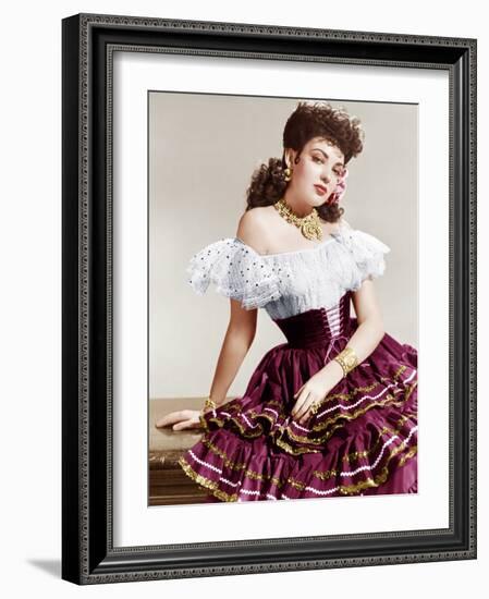 MY DARLING CLEMENTINE, Linda Darnell, 1946.-null-Framed Photo