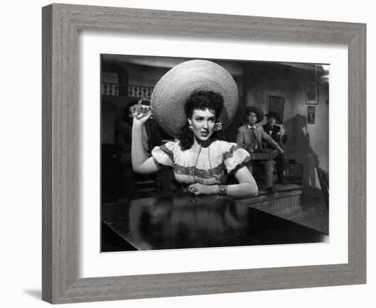 My Darling Clementine, Linda Darnell, 1946-null-Framed Premium Photographic Print