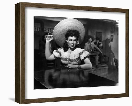 My Darling Clementine, Linda Darnell, 1946-null-Framed Premium Photographic Print