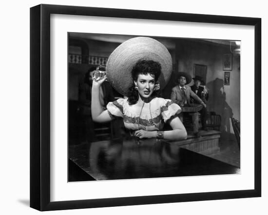 My Darling Clementine, Linda Darnell, 1946-null-Framed Premium Photographic Print