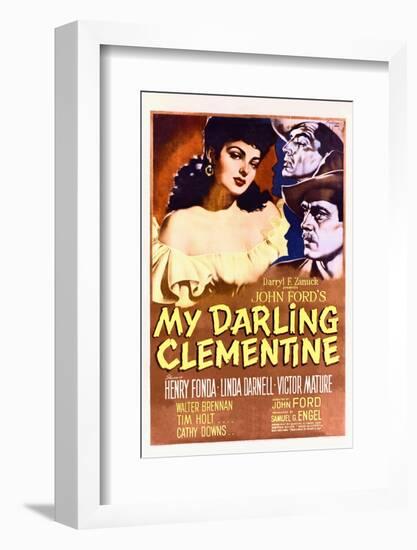 My Darling Clementine - Movie Poster Reproduction-null-Framed Photo