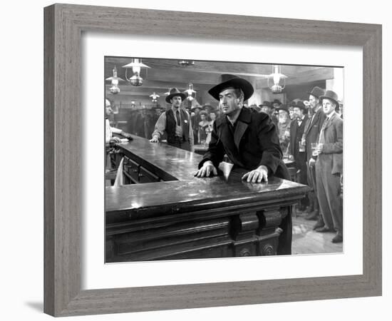 My Darling Clementine, Victor Mature, 1946-null-Framed Photo