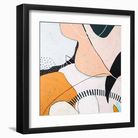 My day, your night-Hyunah Kim-Framed Art Print