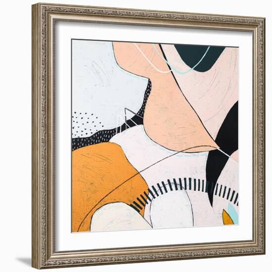 My day, your night-Hyunah Kim-Framed Art Print