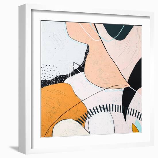 My day, your night-Hyunah Kim-Framed Art Print