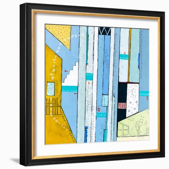 My dear neighborhood III-Hyunah Kim-Framed Art Print