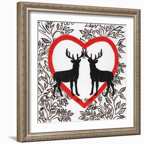 My Deer-Gigi Begin-Framed Giclee Print