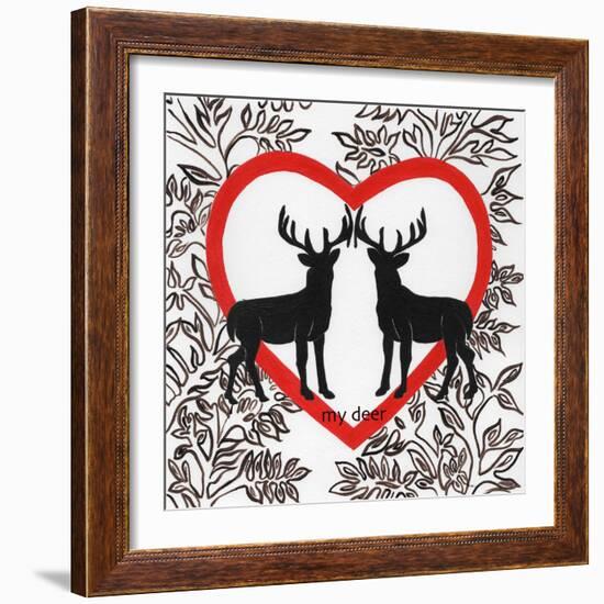 My Deer-Gigi Begin-Framed Giclee Print