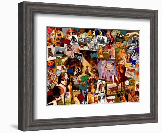 My Dog is My Best Friend-Kate Ward Thacker-Framed Giclee Print