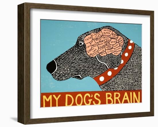 My Dogs Brain-Stephen Huneck-Framed Giclee Print