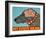 My Dogs Brain-Stephen Huneck-Framed Giclee Print