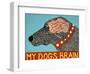 My Dogs Brain-Stephen Huneck-Framed Giclee Print