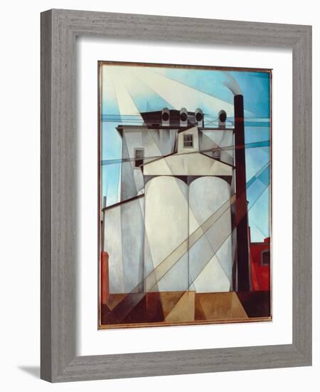 My Egypt, 1927 (Oil on Paper)-Charles Demuth-Framed Giclee Print