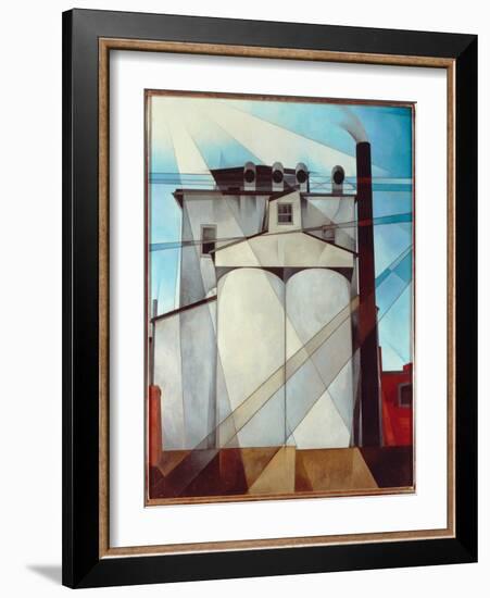 My Egypt, 1927 (Oil on Paper)-Charles Demuth-Framed Giclee Print