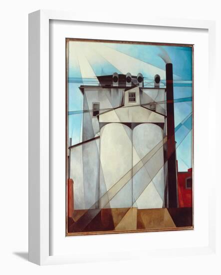 My Egypt, 1927 (Oil on Paper)-Charles Demuth-Framed Giclee Print