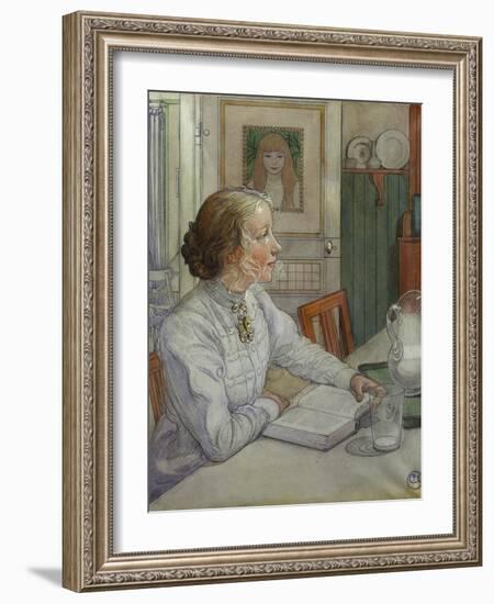 My Eldest Daughter, 1904-Carl Larsson-Framed Giclee Print