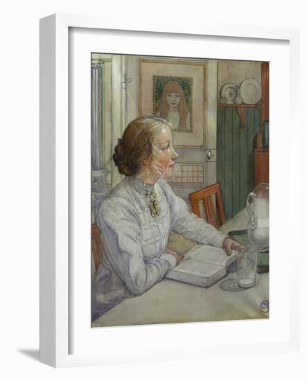 My Eldest Daughter, 1904-Carl Larsson-Framed Giclee Print