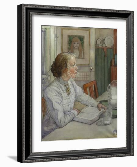 My Eldest Daughter, 1904-Carl Larsson-Framed Giclee Print